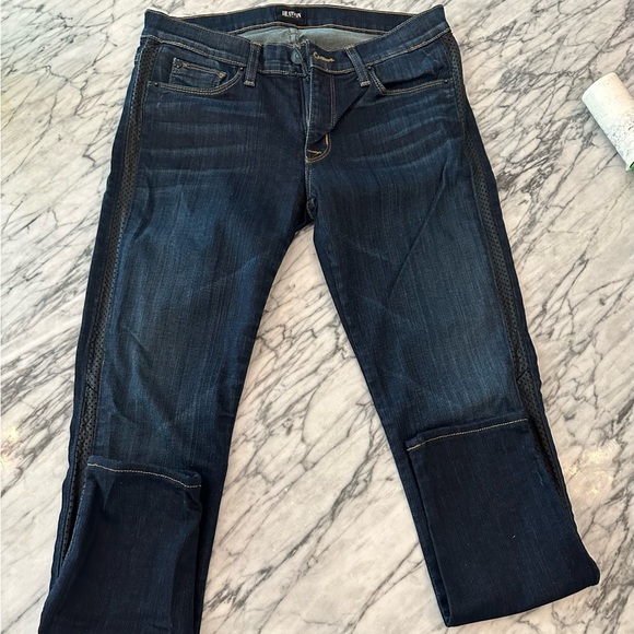 Hudson Jeans Women's Blue Ava Super Skinny Crop Jeans in Shirley - Picture 4 of 6